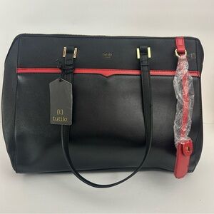 NWT Tutilo Carry the Day black tote bag style #TU10125
